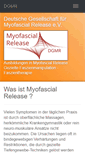 Mobile Screenshot of myofascial.de