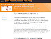 Tablet Screenshot of myofascial.de